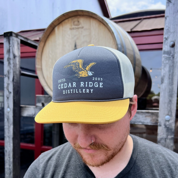Hat - Cedar Ridge Distillery Eagle Trucker Hat