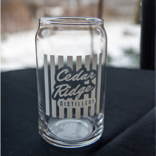 Retro Can Tumbler shaped Glass
