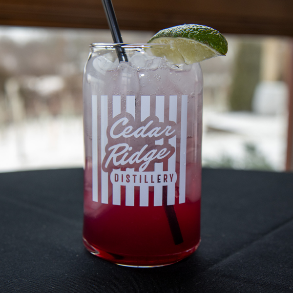 Retro Can Tumbler shaped Glass