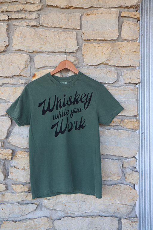 Cedar Ridge Whiskey While You Work T-shirt