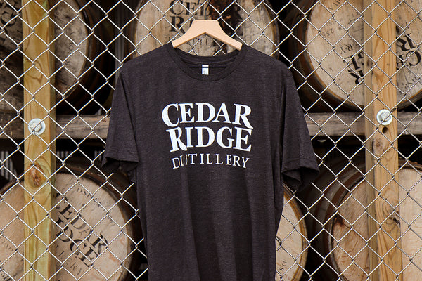 Cedar Ridge Distillery Shirt - Charcoal and White