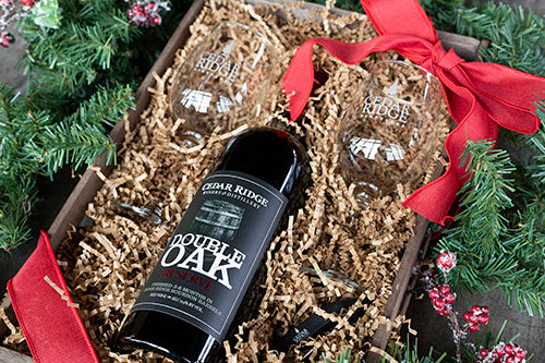 Holiday Wine & Whiskey Gift Baskets